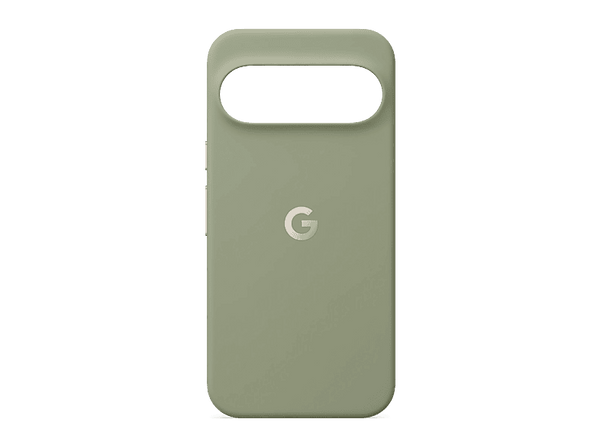 Funda móvil - Google Pixelsnap para Pixel 11 Pro XL, Máxima durabilidad, Silicona, Compatible con cargadores inalámbricos y soportes, Verde oliva