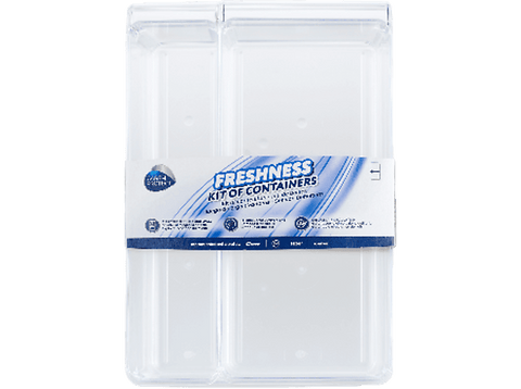Accesorio frigorífico  - Care + Protect CFOK4003, 1.6 l, 3.1 l, 5.0 l, 3 tamaños, Mango ergonómico, Blanco