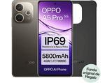 Móvil - OPPO A5 Pro, 5G, Brown Black, 256 GB, 8 GB RAM, 6.67 LCD, Mediatek Dimensity 6300, 5800 mAh