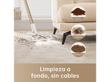 Aspirador escoba - Dreame R10, 350W, 60 min Autonomía, Potencia de Succión de 120 AW, Luces LED, Blanco