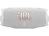 Altavoz bluetooth - JBL Charge 6, 45 W, Bluetooth, Hasta 24 horas + 4 horas con Playtime Boost, Resistente a golpes, agua y polvo, Blanco