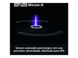 Ratón gaming - Sony INZONE Mouse-A, Inalámbrico, Ultraligero 48,4g, Frecuencia sondeo 8000Hz, Interruptor óptico, 90h, USB-C, PC, FPS Esports, Negro