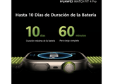 Smartwatch - Huawei Watch Fit 4 Pro, 1.82 AMOLED, 10 días batería, Compatible iOS - Android, Correa Fluoroelastómero, Pago NFC, Negro