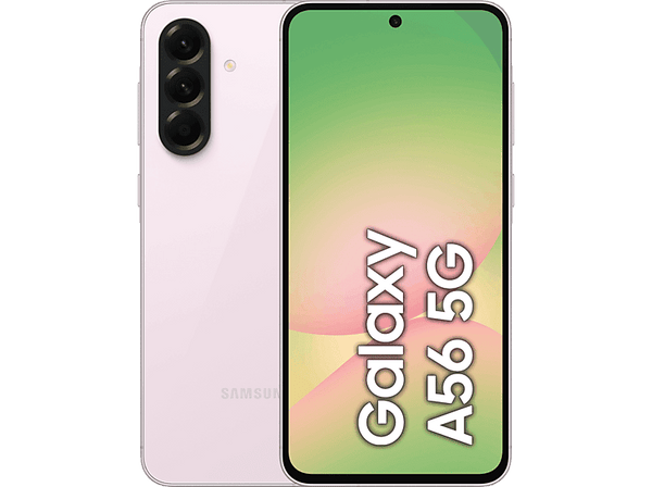 Móvil - Samsung Galaxy A56 5G, Rosa, 128 GB, 8 GB RAM, 6.7"  FHD+ Super AMOLED, Exynos 1580, 5000 mAh, Android 15