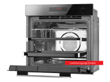 Horno - KOENIC KBO 611-1 B A1, 77 l, Anchura 59.5 cm, Grill, Función de aire caliente y descongelación, Negro