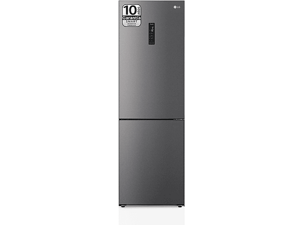 Frigorífico combi - LG GBP61DSXGC, No Frost, 186 cm, 374 l, DoorCooling+™,  FRESHConverter™, Inox grafito antihuellas