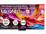 TV QNED 100 - LG 100QNED86A6, UHD 4K, Procesador Inteligente α8 AI Processor 4K Gen2, Smart TV, DVB-T2 (H.265), Charcoal Black