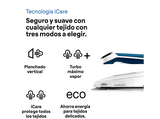 Centro de planchado - Braun CareStyle 5 IS5245BL, 2400 W, Golpe de vapor 480 g/min, 7 bar, Suela de Eloxal, Ergonómico, Azul