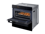 Horno a vapor - Samsung NV7B6795JAK/U1 Dual Cook Steam™, Multifunción, Pirolítico, 76 l, 59.5 cm, WiFi, Puerta Fléxible, Negro