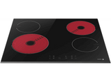 Placa vitrocerámica - Fagor 3VFT-40AS, 4 zonas, Zona grande 21 cm, Ebullición automática, 59 cm, Negro