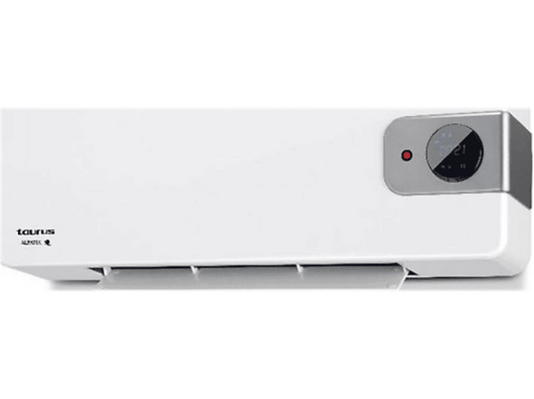 Calefactor - Taurus RCMB27, 2 Potencias, 2000 W, Pantalla LED, Termostato, Blanco