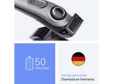 Barbero - Braun Series 3 BT3560, 4 cabezales para barba, 40 ajustes de longitud, Lámina ultra afilada, Gris
