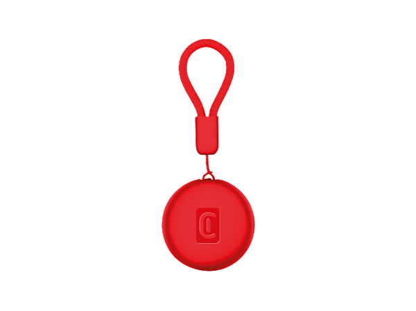 Localizador - CellularLine Tracy Tag Dual, para iOS, para Android, Rojo