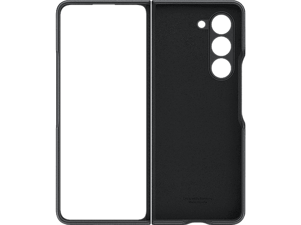 Funda - Samsung Funda de ecopiel para Samsung Galaxy Z Fold5, Grafito