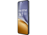 Móvil - realme 14T, Obsidian Black, 256 GB, 8 GB RAM, 6.67 AMOLED, Dimensity 6300 5G Chipset, 6000 mAh, Incluye Cargador