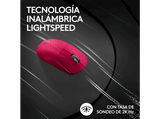 Ratón gaming - Logitech G Pro X Superlight 2, Lightspeed, Inalámbrico-USB, 32.0000ppp, PC-Mac, Botones personalizables, Sensor Hero, Magenta