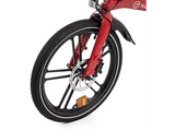 Bicicleta urbana - Youin Marbella, 250 W, 25 km/h, 40 km, 7 Velocidades, Pantalla LCD Multifunción, Rojo