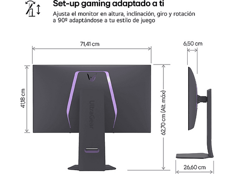 Monitor gaming - LG UltraGear™ 32GS95UV-B, 31.5