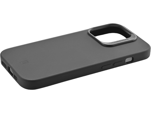 Funda - CellularLine SENSPLUSIPH15PROK, Para Apple iPhone 15 PRO, Silicona, Trasera, Antibacteriana, Negro