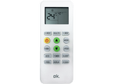 Aire acondicionado Split 1 x 1 - ok. OAC 12225 ES SET, 3009 fg/h, Inverter, Auto Limpieza, Temporizador 24h, Wi-Fi, Blanco