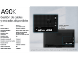TV OLED 42 - Sony Master Series BRAVIA XR 42A90K, 4KHDR120, TDT HD, DVB-T2, HDMI 2.1 Perfecto para PS5, Smart TV (Google TV), Dolby Atmos, Chromecast