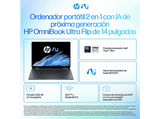 Portátil - HP OmniBook Ultra Flip 14-fh0003ns Copilot+ PC OLED, 14 2.8K, Intel® Evo™ Ed. Core™ Ultra 7 258V 47 TOPS, 32GB RAM, 1TB SSD, Arc™, W11H