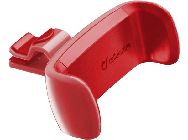Soporte de móvil para coche - CellularLine HANDYSMARTP, Universal, Rojo
