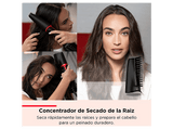 Moldeador - Revlon One-Step™ Blow-Dry Multi Air Styler 5 en 1, 4, Niveles de temperatura Negro