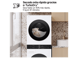 Lavadora secadora - LG WT1210WWF, Torre de lavado 12/10 kg, TurboWash™, Smart Pairing™, Blanco