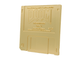 Accesorio - Fanattik DOOM Floppy Disk Limited Edition Imitation Gold Replica