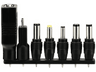 Fuente de alimentación - Hama Eco, Universal, 7 enchufes adaptadores, 1 llave de interruptor, 12W, Negro