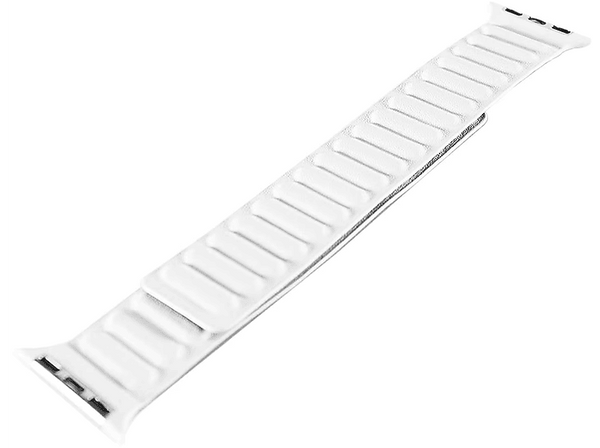 Correa - Friendly License Eslabones, Cierre Magnético, Para Apple Watch 38/40/41 mm, Blanco