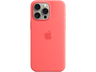 APPLE Funda de silicona con MagSafe para iPhone 15 Pro, Guayaba