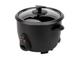 Arrocera - Jata JEAR2510, 400 W, 1 l, Selector de Programas, Rapa de Vidrio Templado, Negro