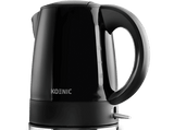 Hervidor de agua - KOENIC KWK 2130 B, 1500 W, 1 L, Indicador nivel de agua, Negro