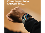 Smartwatch - Amazfit Bip 6, 22mm, Pantalla AMOLED de 1.97, 5 ATM, 14 días Autonomía, Piedra