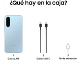 Samsung Galaxy A18 LTE, Azul Claro, 128 GB, 4 GB RAM, 6.7, FHD+ Super AMOLED, Exynos 1610, 5000 mAh, Android 17