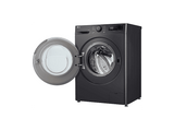 Lavadora secadora - LG F4DR6010AGM, Serie 600, 10 kg / 6 kg, 1400 rpm, 12 programas, AI Direct Drive™, TurboWash™360˚, Inox grafito antihuellas