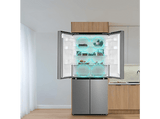 Frigorífico americano - Cecotec Bolero CoolMarket 4D 474 Inox E, T474 L, Total NoFrost, Fresh Flex, Compresor Inverter, Ultrasilencioso 35 dB, Inox