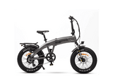Bicicleta de Montaña - smartgyro Rhino, Eléctrica, Plegable, Potencia Nominal 250W, Velocidad 25 km/h, Autonomía 60 km, 7 Velocidades, Gris