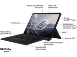 Portátil gaming - ASUS ROG Flow Z13 GZ302EA-RU008W Copilot+ PC, 13.4 2.5K, AMD Ryzen™ Al Max+ 395, 32GB RAM, 1TB SSD, AMD Radeon™ 8060S, W11 H