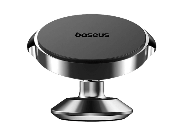 Soporte de móvil para coche - Baseus Small Ears Series, Universal, Con 4 potentes imanes de neodimio, Sujeción 360º, Base metálica, Negro
