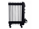 Radiador de aceite - Jata JCRA2392, 2000 W, 3 Potencias de Calor, 9 Elementos, Termostato, Estancias de 15-20 m², Negro