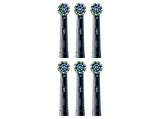 Recambio para cepillo dental - Oral-B Pro CrossAction, Cabezales De Recambio, Pack de 6 unidades, Negro