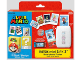 Impresora fotográfica - Fujifilm Instax Mini Link 3 Super Mario Kit, Impresión a Color, 318 ppp
