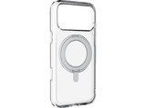 Funda móvil - CellularLine SPIN MAG, Para iPhone 17 Pro, Con soporte de anillo giratorio, Compatible con el ecosistema Magsafe, Transparente