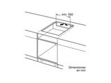 Placa inducción - Bosch PID61RHB1E, Serie 6, 3 Zonas, Zona extensible 32 cm, Home Connect, Control DirectSelect, 60 cm, Negro
