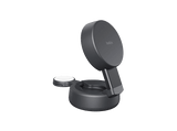 Cargador móvil inalámbrico - Belkin WIZ043kqCH, Compatible con Qi2 o MagSafe, 25 W, En vertical o apaisado, 2 en 1, Negro