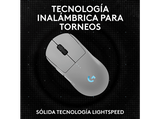 Ratón gaming - Logitech G Pro 2 Lightspeed, Bluetooth, Inalámbrico, 32.000 ppp, Ambidiestro, Botones personalizables, Conmutadores Lightforce, Blanco