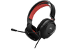 Auriculares gaming - Corsair HS35 v2, Circumaurales, Micrófono omnidireccional, Rojo